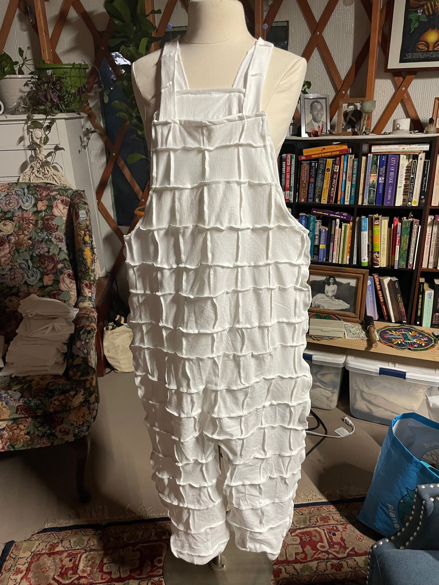 White Harem-Style Jumper