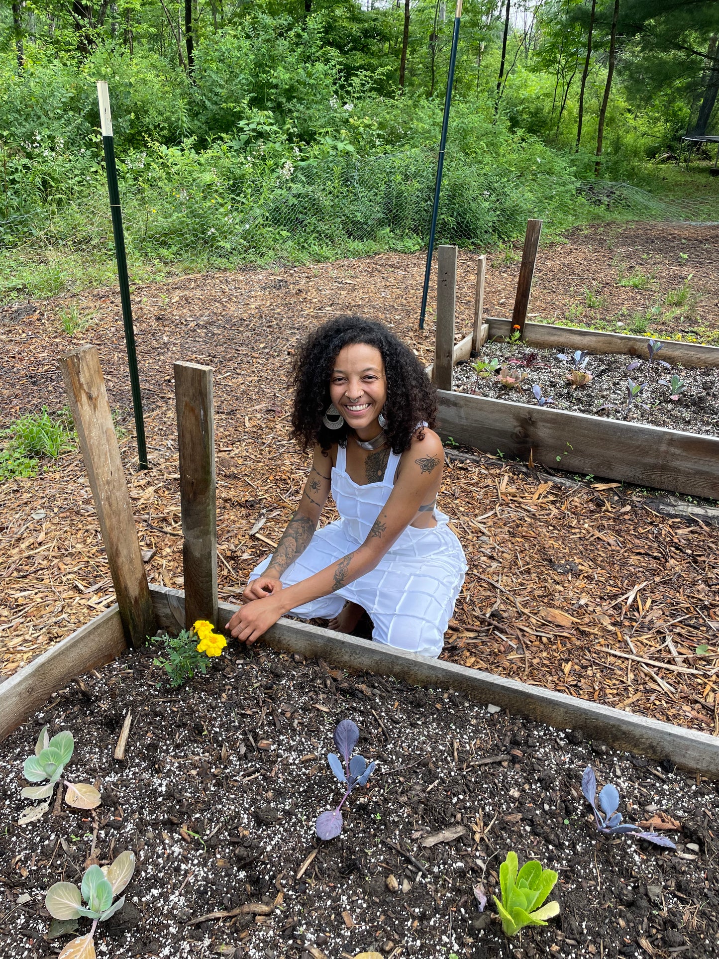 White Harem-Style Jumper